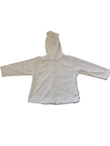 60032 Unisex Bebek Ayıcık Velboa Hırka