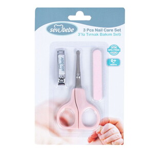  SEVİ-507 Bebek 3'lü Tırnak Bakım Seti