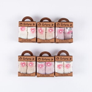 4072 Kız Bebek Triko Patik