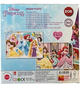  PR697 Prenses 2 in 1 Puzzle