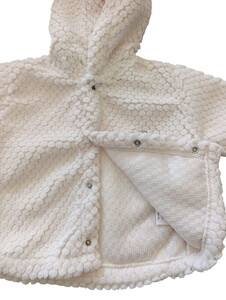  60052 Unisex Bebek Kabartmalı Kapüşonlu Hırka