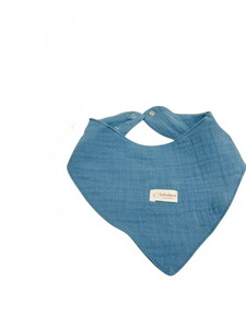 BEVI1371 Unisex Bebek 2 Katlı Müslin Fular Önlük