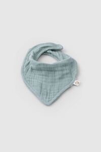  BEVI1371 Unisex Bebek 2 Katlı Müslin Fular Önlük