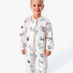 713 Bebek Elyaf Dolgulu Fermuarlı Uyku Tulumu