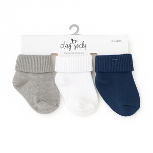 8010029 Bebek Düz Renk Soket 3'lü Çorap