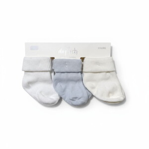  8010029 Bebek Düz Renk Soket 3'lü Çorap