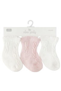  13010038 Bebek Desenli Renkli Soket 3'lü Çorap