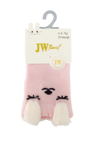  7115 Bebek Kulaklı Desenli Soket Çorap