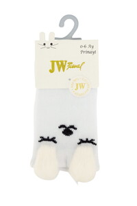  7115 Bebek Kulaklı Desenli Soket Çorap