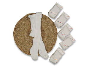  5034 Bebek Düz Külotlu Çorap