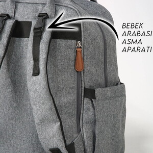  6690 M&Y Lucky Keten Anne Bebek Bakım Sırt Çantası