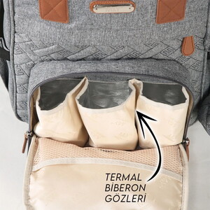  6690 M&Y Lucky Keten Anne Bebek Bakım Sırt Çantası