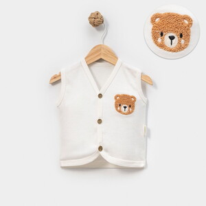  2160LV Bebek Süzene Ayıcıklı Yelek