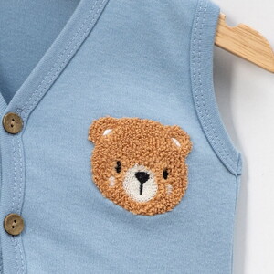  2160LV Bebek Süzene Ayıcıklı Yelek