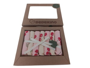  21710 Bebek Karışık Desenli Yedili Ağız Mendili