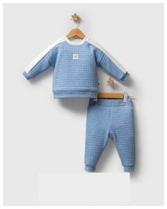 9004T Erkek Bebek Quılted Kışlık 2'li Takım