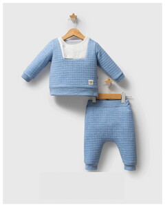 9003T Erkek Bebek Quılted Kışlık 2'li Takım