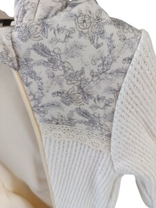  9505T Kız Bebek Fermuarlı Kapüşonlu Patikli Tulum