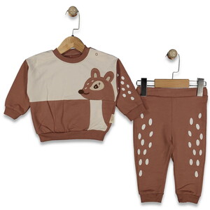 253118 Unisex Bebek Ceylan Figürlü 2'li Takım