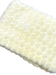  90784 Unisex Bebek Kalp Kabartmalı Peluş Battaniye