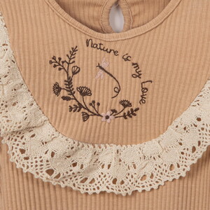  241073 Kız Bebek Kelsey Dantelli Badili 3'lü Takım