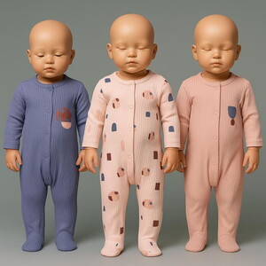  251072 Bebek Shapehant Patikli 3'lü Tulum