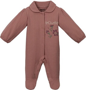  243380 Kız Bebek Ecris Manşetli 3'lü Tulum