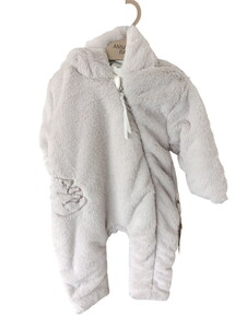 20305 Unisex Bebek Lucky Bear Elyaf Dolgulu Kapüşonlu Tulum