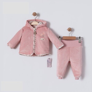 20430 Kız Bebek Hırkalı Olie 2'li Takım