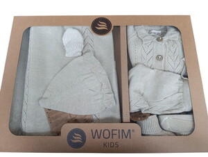  3001 Bebek Natural Yün Triko 6'lı Hastane Çıkışı