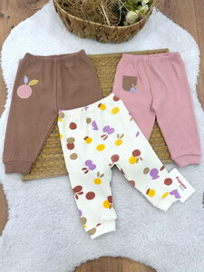 223138 Bebek Benekli Uzun 3'lü Alt